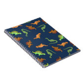 Carnet Motif de dinosaures mignons (Côté Droit)
