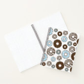Carnet Motif De Donuts, Donuts Bleus, Donuts Brown (Intérieur)
