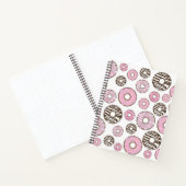 Carnet Motif De Donuts, Donuts Roses, Donuts Blancs (Intérieur)