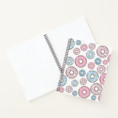 Carnet Motif De Donuts, Donuts Roses, Donuts Bleus (Intérieur)