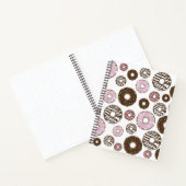 Carnet Motif De Donuts, Donuts Roses, Donuts Brown (Intérieur)