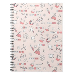 Carnet Motif de doodle de science lunaire