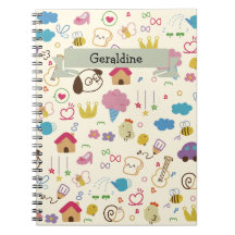 Motif de doodle mignon pour enfants