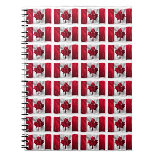 Carnet Motif de drapeau du Canada (Devant)