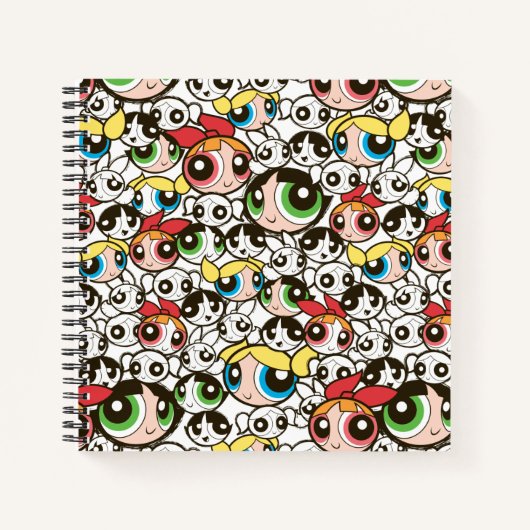 Carnet Motif de face pour les filles Powerpuff (Devant)