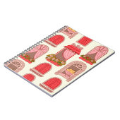 Carnet motif de fenêtre vintage (Côté gauche)