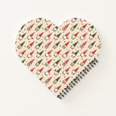 Carnet Motif de fête de gnome de Noël (Dos)