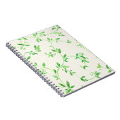 Carnet Motif de feuille d'aquarelle (Côté Droit)