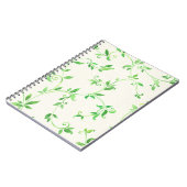 Carnet Motif de feuille d'aquarelle (Côté gauche)