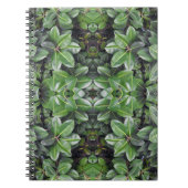 Carnet Motif de feuille d'hévéa (Devant)