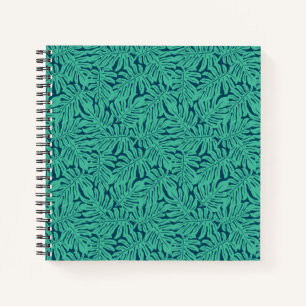 Carnet Motif de feuille tropicale Monstera