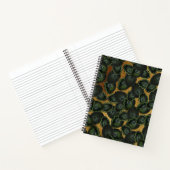 Carnet Motif de feuilles de lys exotique (Intérieur)
