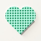 Carnet Motif de feuilles de trèfle de la Saint-Patrick-54 (Dos)