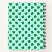 Carnet Motif de feuilles de trèfle de la Saint-Patrick-54 (Dos)
