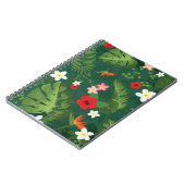 Carnet Motif de feuilles tropicales (Côté gauche)