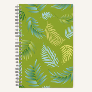 Carnet Motif de feuilles tropicales 16