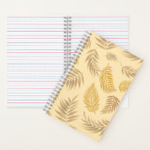 Carnet Motif de feuilles tropicales 6 (À l'intérieur)