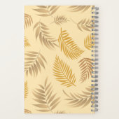 Carnet Motif de feuilles tropicales 6 (Verso)