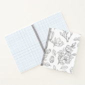 Carnet Motif de fleurs (Intérieur)