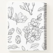Carnet Motif de fleurs (Dos)