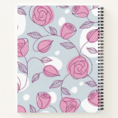 Carnet Motif de fleurs (Dos)