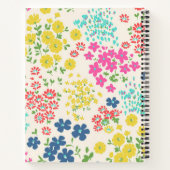 Carnet Motif de fleurs (Dos)