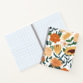 Carnet Motif de fleurs (Intérieur)