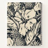 Carnet Motif de fleurs (Dos)