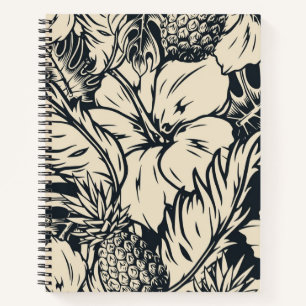 Carnet Motif de fleurs