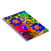 Carnet Motif de fleurs (Côté Droit)
