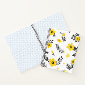 Carnet Motif de fleurs (Intérieur)