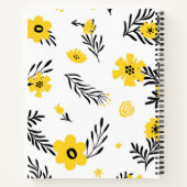Carnet Motif de fleurs (Dos)