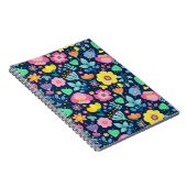 Carnet Motif de fleurs (Côté Droit)