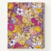 Carnet Motif de fleurs (Dos)