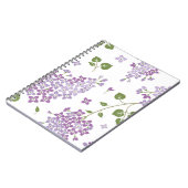 Carnet Motif de fleurs (Côté gauche)