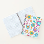 Carnet Motif de fleurs (Intérieur)