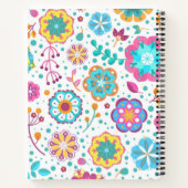 Carnet Motif de fleurs (Dos)
