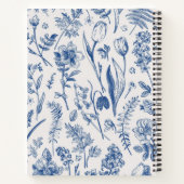 Carnet Motif de fleurs (Dos)