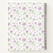 Carnet Motif de fleurs (Dos)
