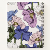 Carnet Motif de fleurs (Dos)