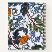 Carnet Motif de fleurs (Dos)
