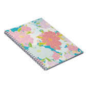 Carnet Motif de fleurs (Côté Droit)