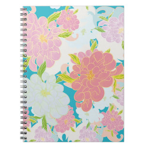 Carnet Motif de fleurs