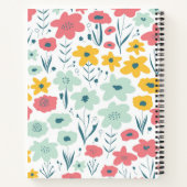 Carnet Motif de fleurs (Dos)