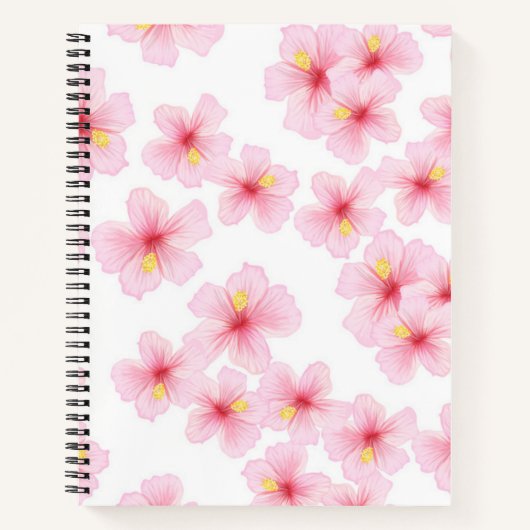 Carnet Motif de fleurs (Devant)