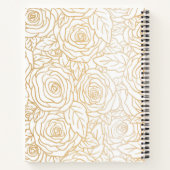 Carnet Motif de fleurs (Dos)