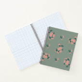 Carnet Motif de fleurs (Intérieur)