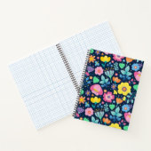 Carnet Motif de fleurs (Intérieur)