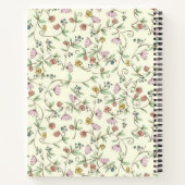 Carnet Motif de fleurs (Dos)