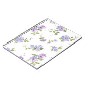 Carnet Motif de fleurs (Côté gauche)
